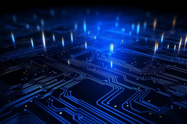 科技互联网数据芯片背景图设计指南 助力计算机背景网页制作